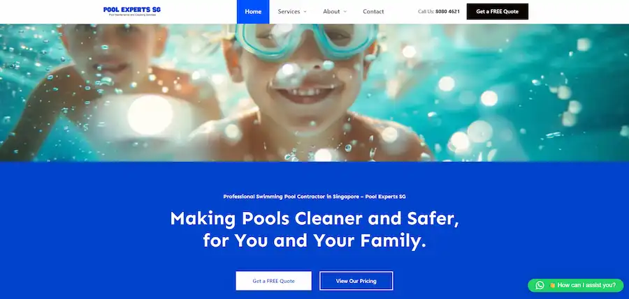 Local SEO for Pool Experts SG